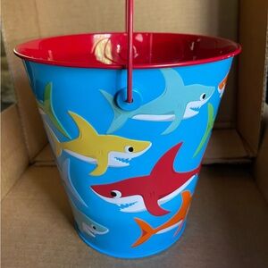 Baby Shark Metal Pail, Bucket with Handle
